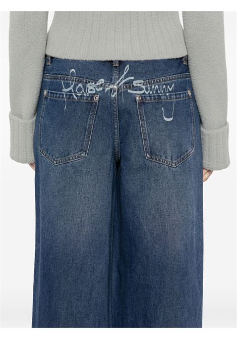 low rise wide leg denim HOUSE OF SUNNY | VOL2431BLUE RINSED